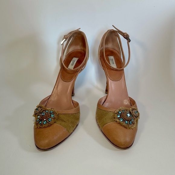 Prada D’Orsay Crystal Pumps - Picture 3 of 12